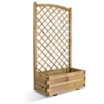 Jardini�re et treillage en arc